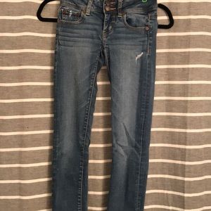 AE lowrise stretch skinny